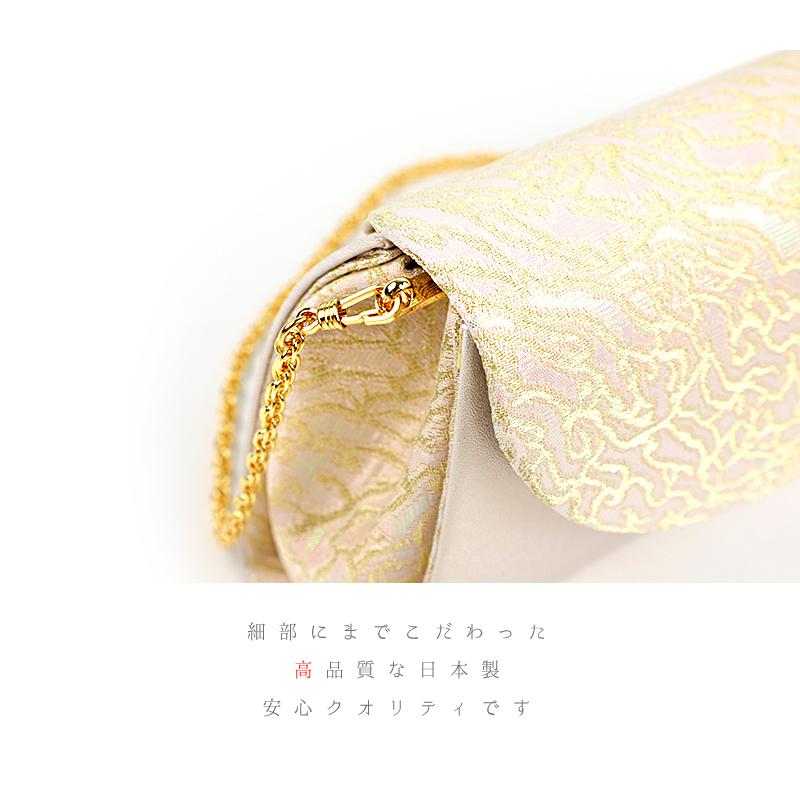 草履バッグセット ローブデコルテ Ｍサイズ 草履バッグ 訪問着 留袖 草履 和装バッグ 手提げバッグ 金 ゴールド シャンパンゴー No.88-2667 | ブランド登録なし | 06