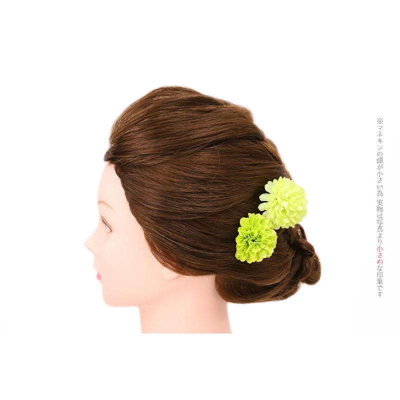 正規通販 髪飾り 成人式 花 振袖 浴衣 夏祭り 花火大会 袴 豪華3点セット 黄緑 緑 おしゃれ 可愛い かんざし 髪型 ヘアスタイル ヘアアレンジ ドライフラワー No 9 4456 Democracia Tv