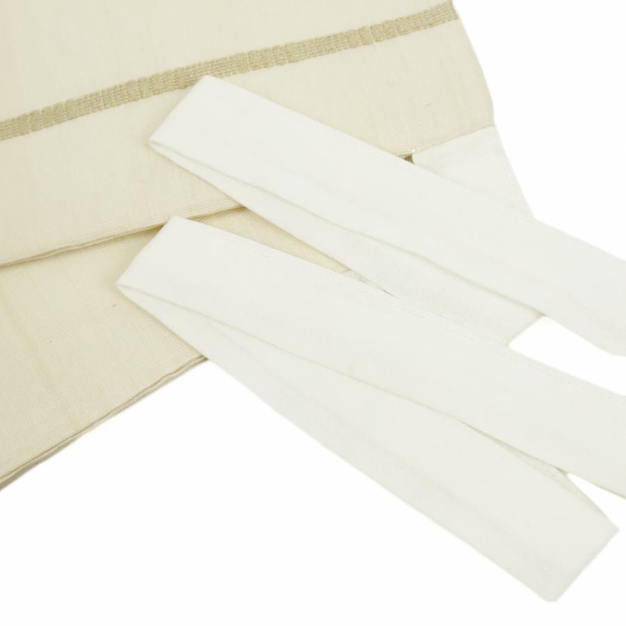 作り帯 お太鼓 生紬 絞り 名古屋帯 付け帯 夏物 正絹 リサイクル 中古 