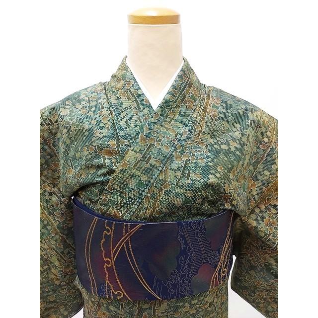 リサイクル着物 大島紬・名古屋帯セット 634 中古 リサイクル 