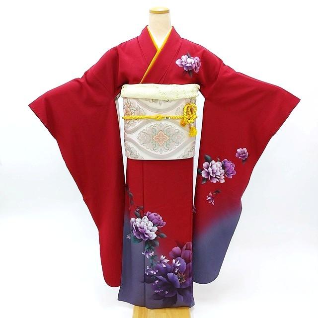 振袖5点セット 112 小物付き 身長174cm前後 中古 リサイクル 貸 