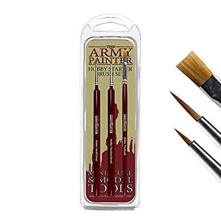 送料無料The Army Painter Hobby Brush Starter Set -Miniature Small Paint Brush Set o