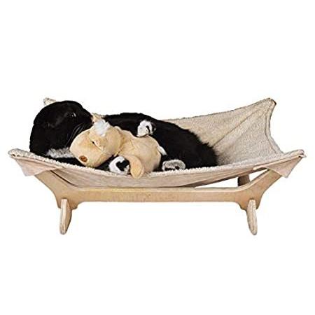【SALE／92%OFF】送料無料Cat Hammock with Stand Natural Material Cats Love for Any Cat Lover (Beig