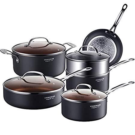 KIMONOdressjapan送料無料Cook　Code　10-Piece　Copper　Nonstick　Pots　and　Pans　P　Coated　Induction　Pot　and