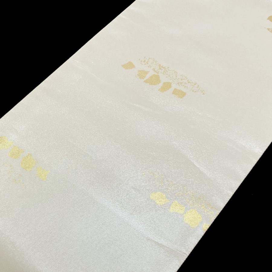 袋帯 真珠箔 お太鼓 正絹 西陣 日本製 引き箔 本金箔 未仕立て 袋帯 真珠箔 お太鼓 正絹 西陣 日本製 引き箔 本金箔 未仕立て