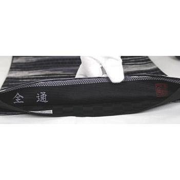 京洛苑たはら謹製 西陣織袋帯 正絹 縞 全通 Lサイズ F3493 新品 