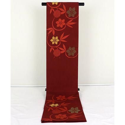 訪問着用 袋帯 正絹 唐花 Lサイズ F3772 新品 レディース シルク