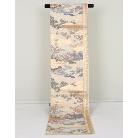 留袖用 袋帯 正絹 ふたみ屏風絵 Mサイズ F3821 新品 レディース オール 