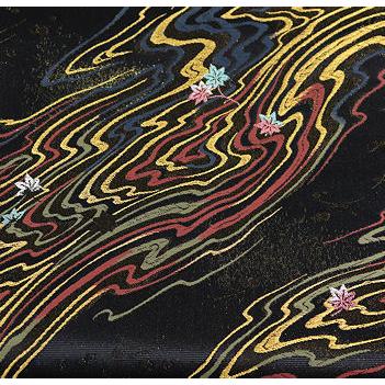 ブランド登録なし 草野一騎氏作 西陣織袋帯 正絹 紅葉 Lサイズ F3840 