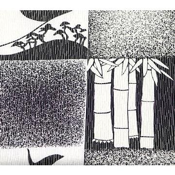 訪問着用 袋帯 正絹 鶴 松竹 市松模様 全通 LLサイズ ロングサイズ F3917 美品 レディース シルク オールシーズン 送料無料 入学式 卒業式_1