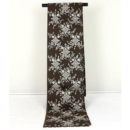 ブランド登録なし 訪問着用 袋帯 正絹 唐花 Lサイズ F3938 新品  