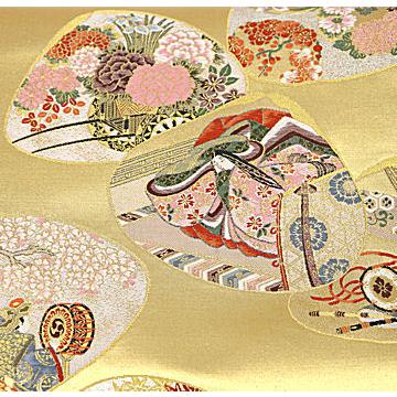 留袖用 袋帯 正絹 王朝巻絵 源氏物語 Lサイズ F4040 新品 レディース 