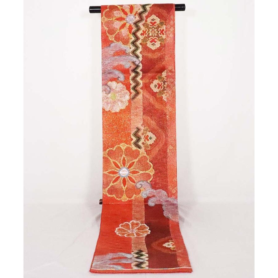 未使用品】 総絞り(杢目絞り)宝尽くし 訪問着 未使用 鳳凰刺繍 袋帯セット