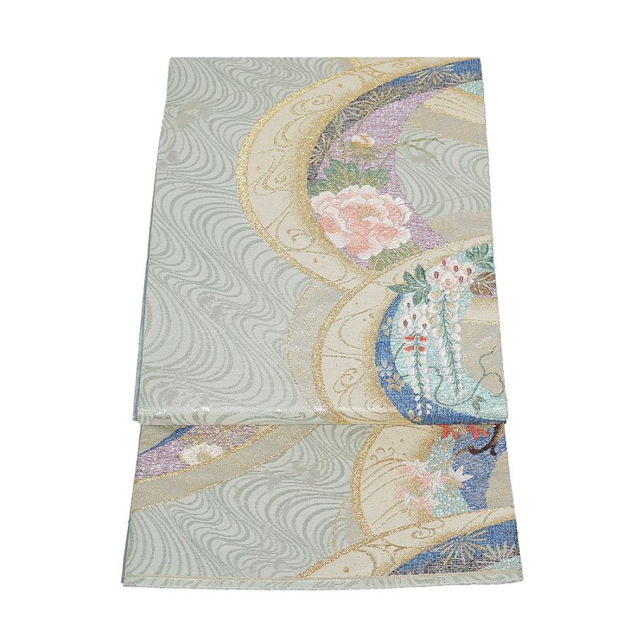 ❪7833❫ ▧ 西陣織 袋帯 （正絹）▧ 櫛織 7833❫ ▧ 西陣織 袋帯 （正絹）▧ 櫛織