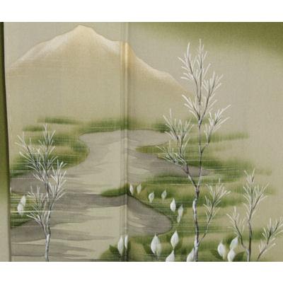 送料無料】色留袖☆正絹☆濡れ描き尾瀬 ki17251【新品】 : きもの千葉 