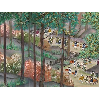 送料無料】色留袖☆正絹☆参勤交代 ki17681【美品】 : ki17681 