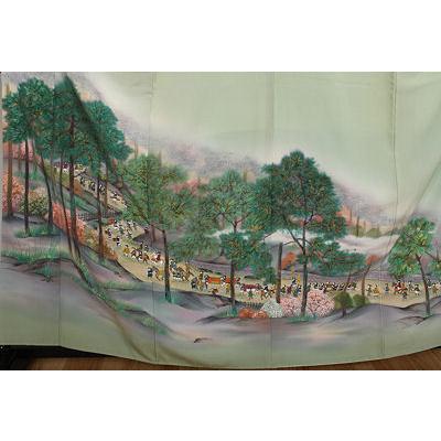 送料無料】色留袖☆正絹☆参勤交代 ki17681【美品】 : きもの千葉
