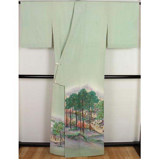 送料無料】色留袖☆正絹☆参勤交代 ki17681【美品】 : ki17681  