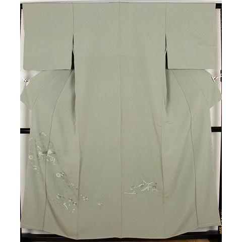 訪問着 正絹 刺繍洛中図　ki24141 仕立て上がり　お出かけはお着物で