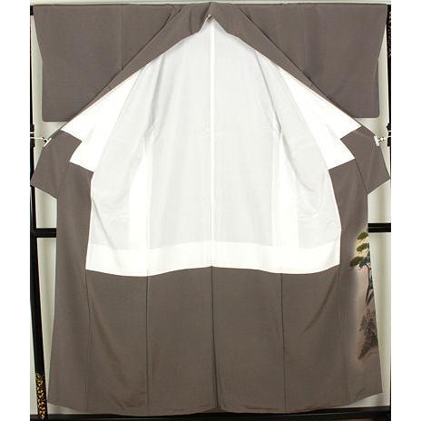 色留袖 袷 正絹 金彩 松風景 Mサイズ ki20754 美品 着物 レディース  