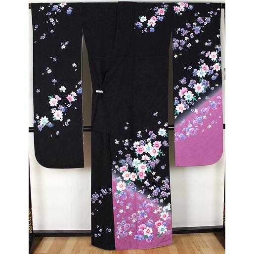 本振袖 長襦袢 袋帯 セット 13号 Lサイズ ki21386 美品 着物 