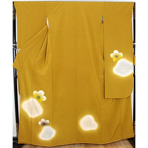 友禅 本振袖 長襦袢 袋帯 セット LLサイズ トールサイズ ki21626 新品 振袖3点セット レディース 成人式 送料無料の画像