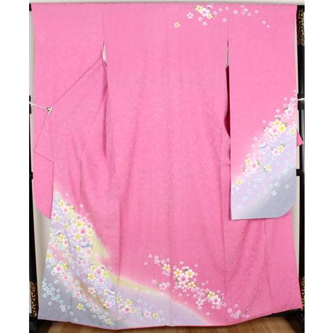 振袖 長襦袢 佐賀錦袋帯 セット Lサイズ ki21638 美品 振袖3点セット  