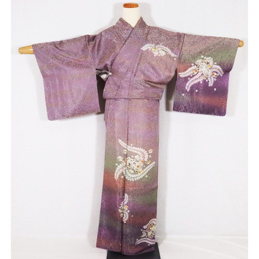 【未使用品】辻が花 絞り しつけ糸付き 訪問着 未使用 辻が花 袋帯セット 翠山工房 辻ヶ花 着物セット 絞り 兎 うさぎ 辻ケ花 辻が花 袋帯