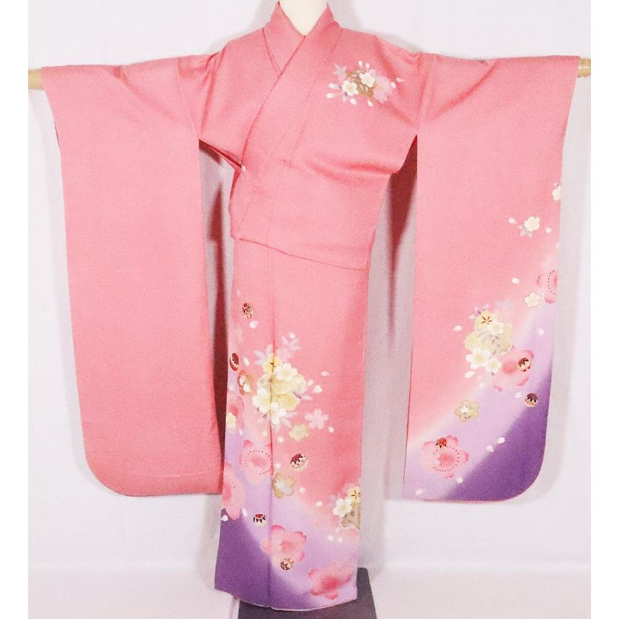 振袖 長襦袢 袋帯 セット Lサイズ ki24232 美品 振袖3点セット 