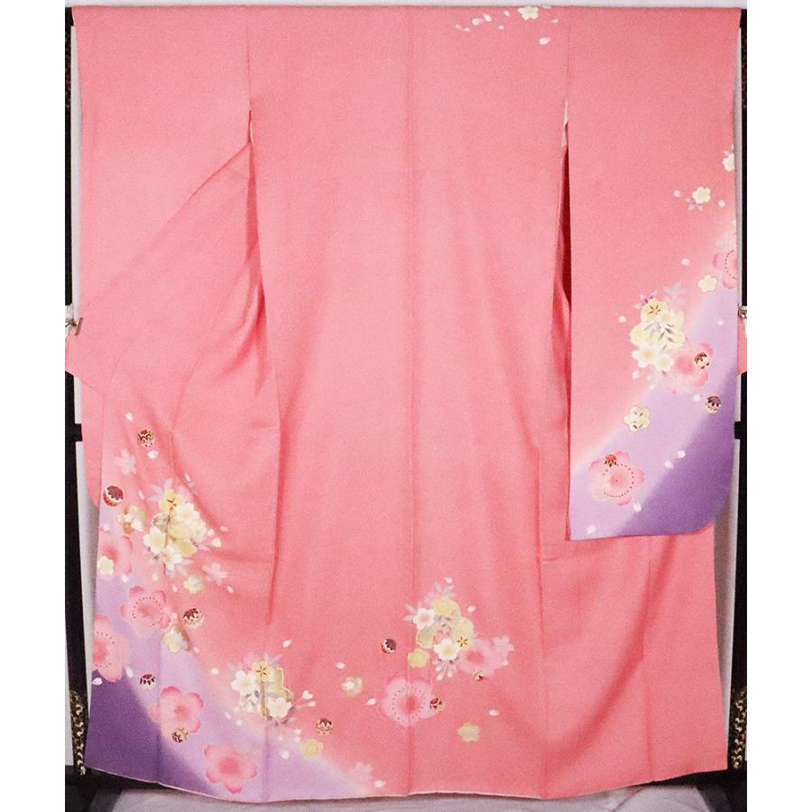 振袖 長襦袢 袋帯 セット Lサイズ ki24232 美品 振袖3点セット 