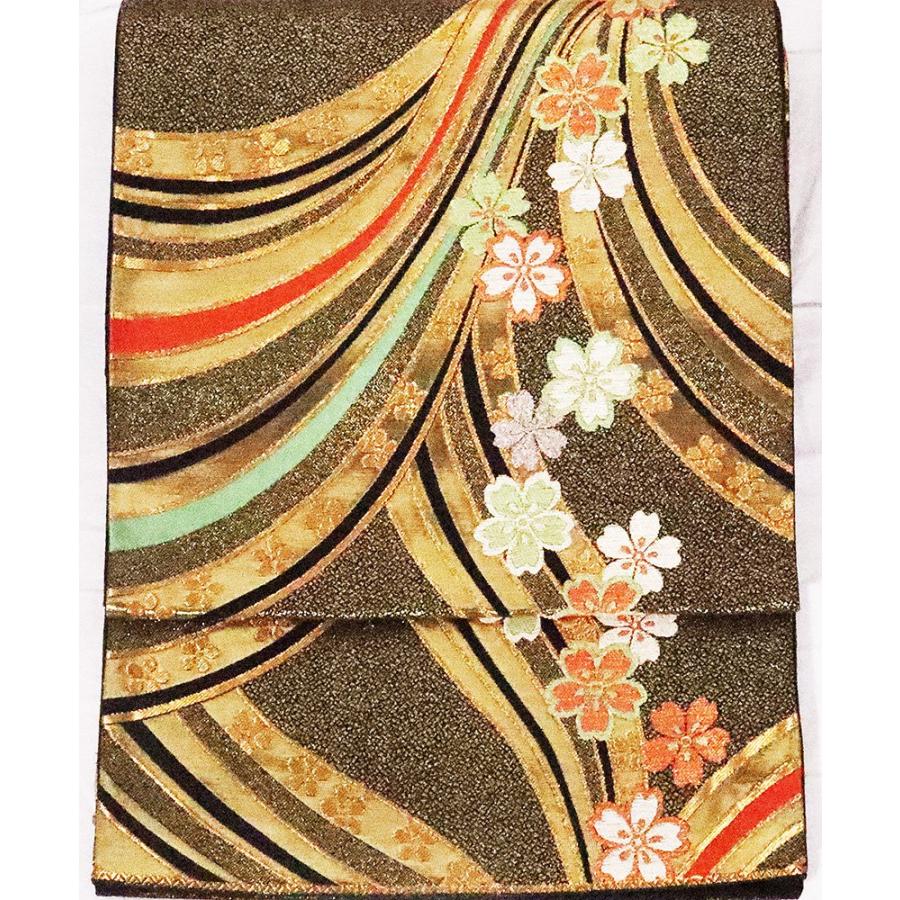 振袖 長襦袢 袋帯 セット Lサイズ ki24232 美品 振袖3点セット 
