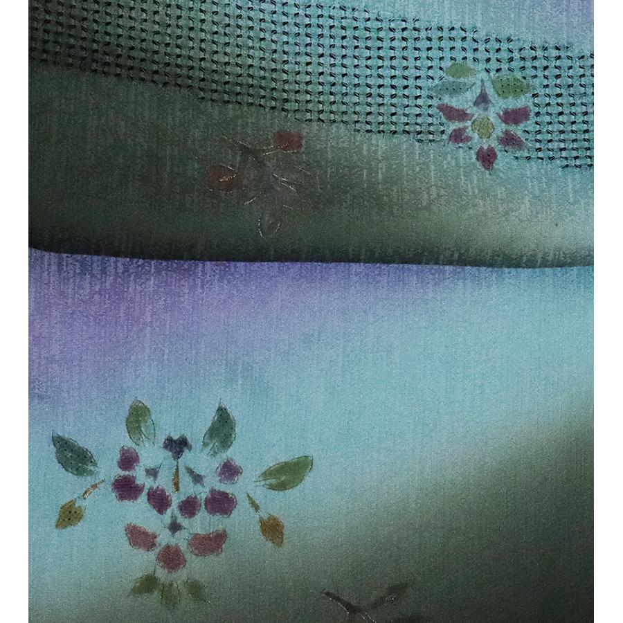 ブランド登録なし 訪問着 袷 正絹☆総刺繍 花喰鳥 唐花 ドロンワーク 