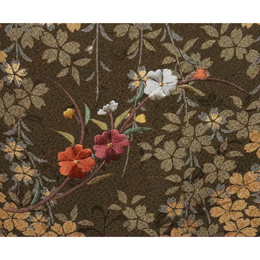 送料無料】訪問着 正絹 桜・刺繍花 ki25472 トールサイズ : きもの千葉