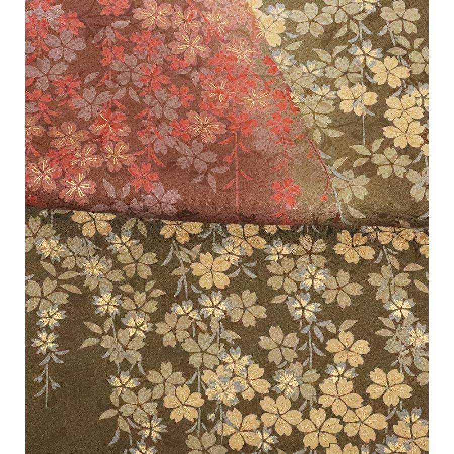 送料無料】訪問着 正絹 桜・刺繍花 ki25472 トールサイズ : きもの千葉