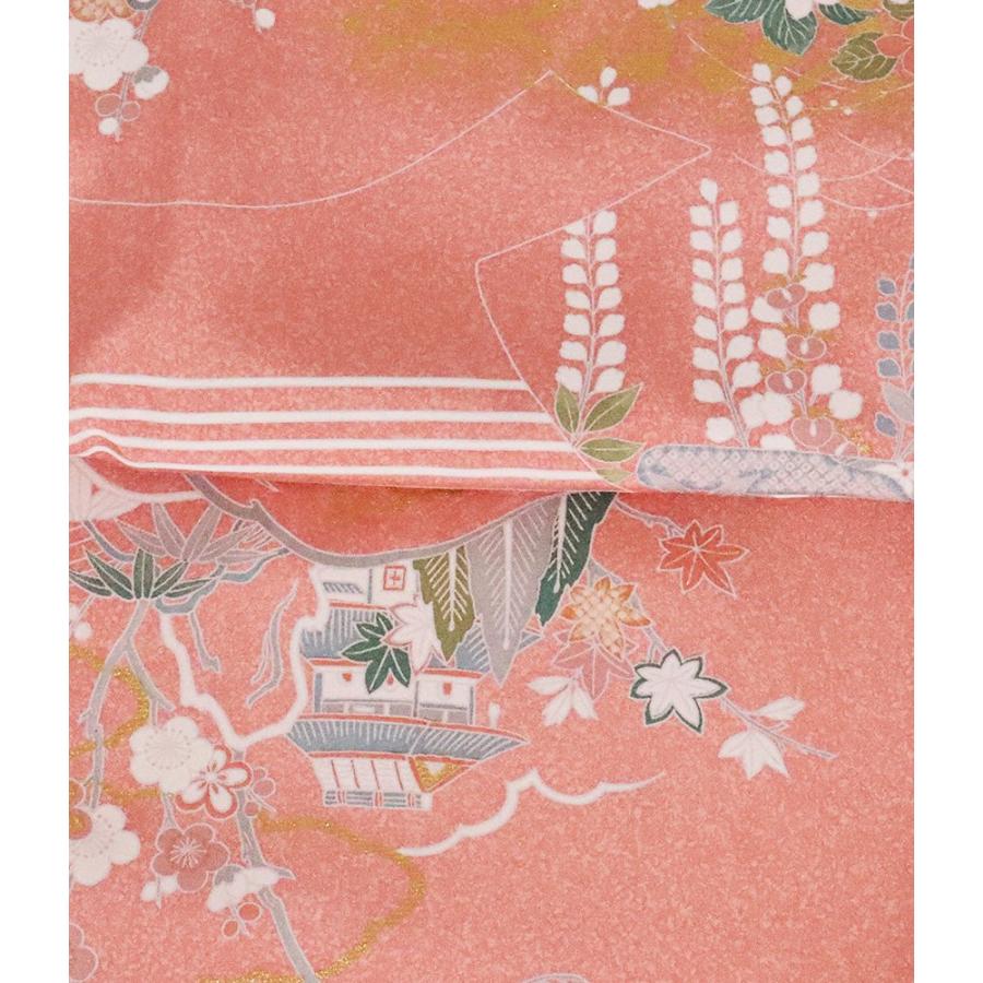 訪問着 袷 正絹 茶屋辻 松竹梅 Mサイズ ki26270 着物 レディース