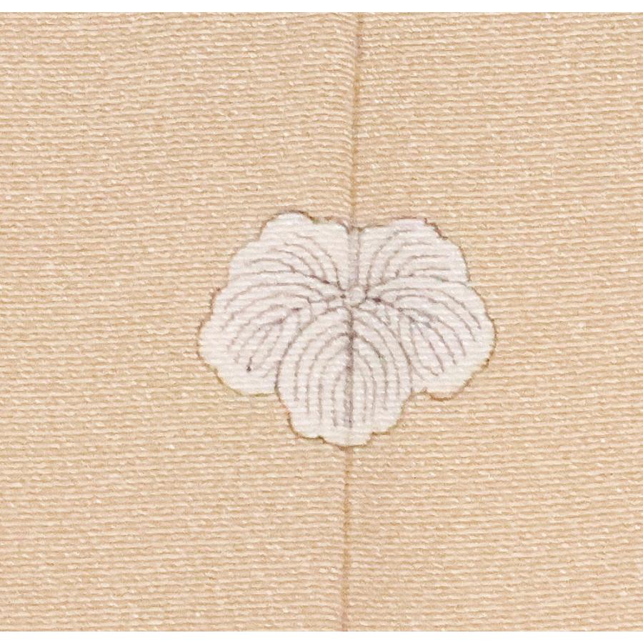 友禅 色留袖 袷 正絹 ベージュ 暈し 童 花笠 Lサイズ ki26520  