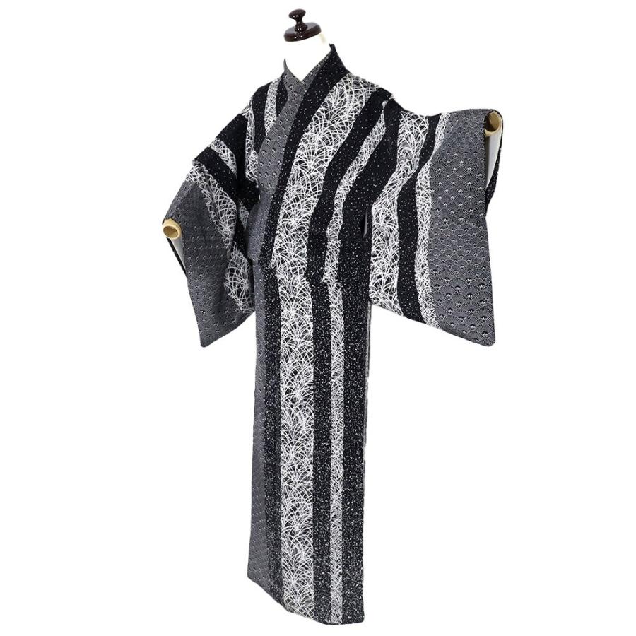 正絹　上質な小紋　袷　東海道柄 新品 美品 袷 正絹 江戸小紋 フルセット 希少アンティーク名古屋帯