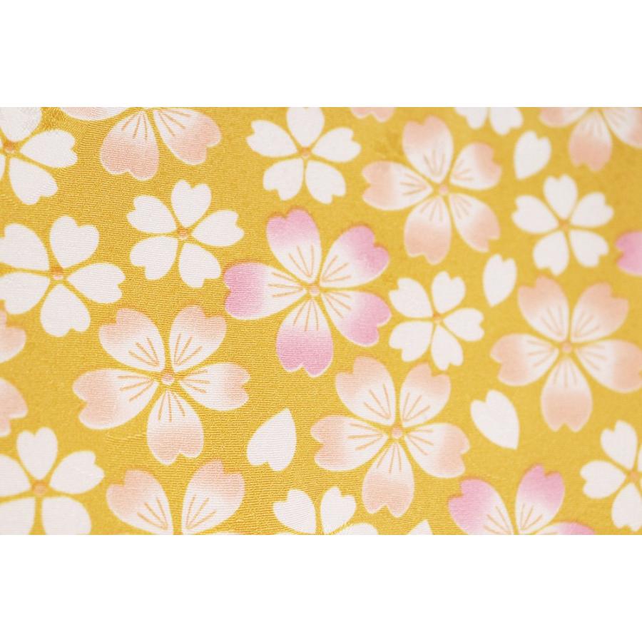 本振袖 正絹 オレンジ 桜 トールサイズ ki28278 新品 着物 レディース 
