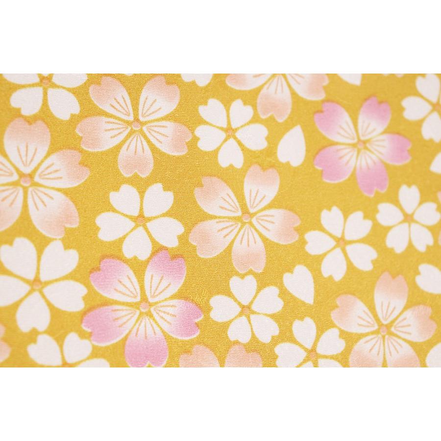 本振袖 正絹 オレンジ 桜 トールサイズ ki28278 新品 着物 レディース 