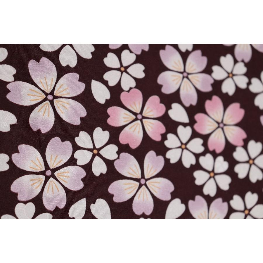 本振袖 正絹 濃い赤紫 桜 トールサイズ ki28281 新品 着物 レディース 