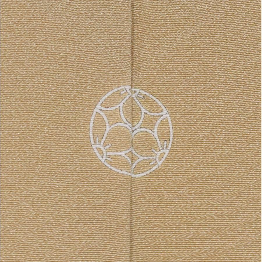 訪問着 袷 正絹 辛子色 総刺繍 松葉 紅葉 菊 Mサイズ ki28464 新品 