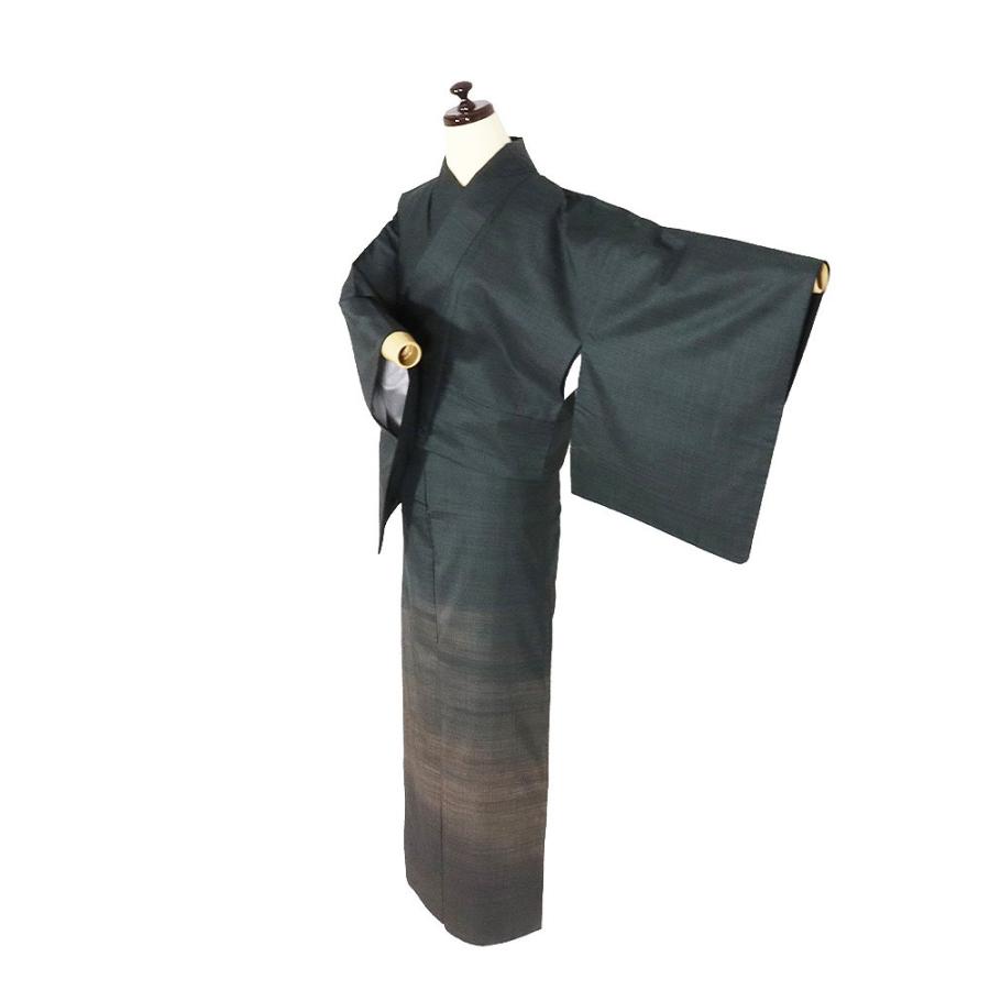 しつけ糸付美品✨優美で上品おしゃれなバラの地模様のぼかしの