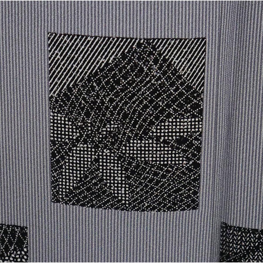訪問着 袷 正絹 グレー ライトグレー 万筋 黒 花色紙 松竹梅 Mサイズ ki31656 新品 着物 レディース シルク ギフト フォーマル 送料無料の画像