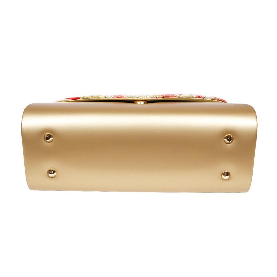 フォーマル用 草履 バッグ セット 正絹 帯地 金 ベージュ 桜 Fサイズ