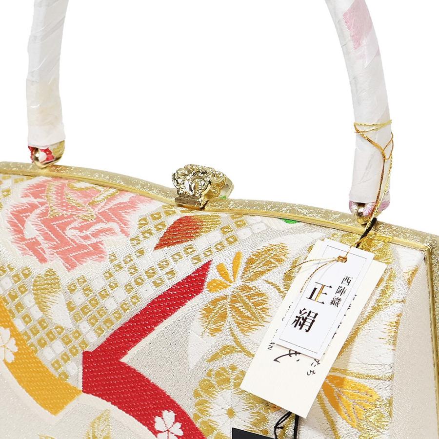 紗織 振袖用 草履 バッグ セット M寸 S4691 新品 レディース シルク