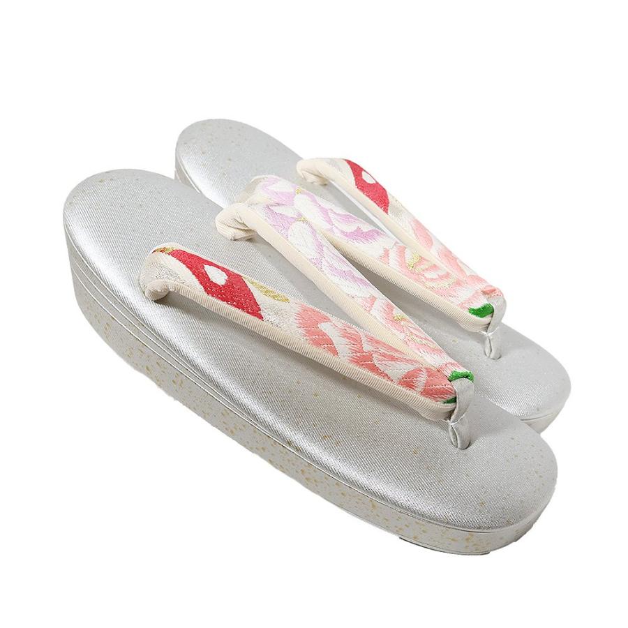 紗織 振袖用 草履 バッグ セット M寸 S4691 新品 レディース シルク  