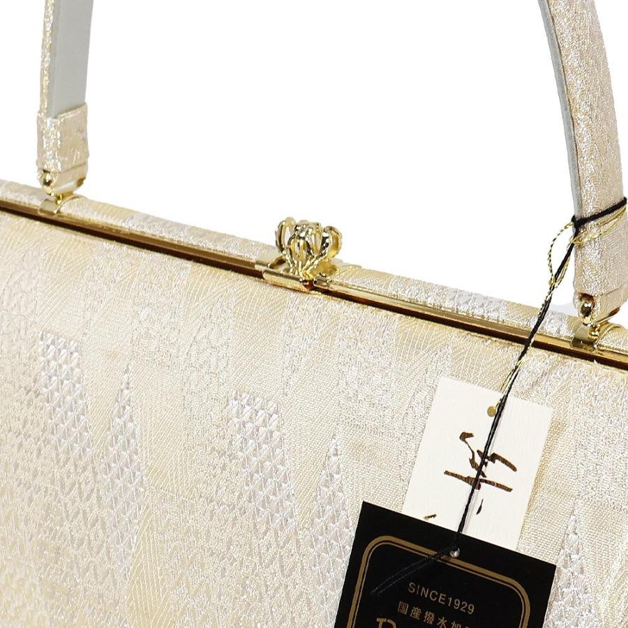 ブランド登録なし 紗織 留袖用 草履 バッグ セット 正絹 華文様 L  