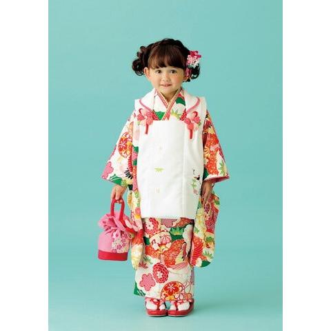 七五三 レンタル 着物 3歳 被布 女の子 フルセット 被布セット 七五三 レンタル 着物 3歳 被布 女の子 フルセット 被布セット