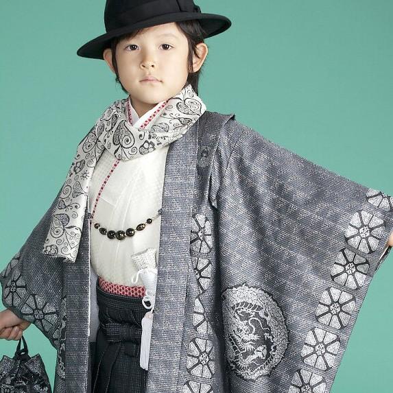 ロシアの行動 七五三 5歳男の子 羽織袴セット ブランドひさかたろまん 和服