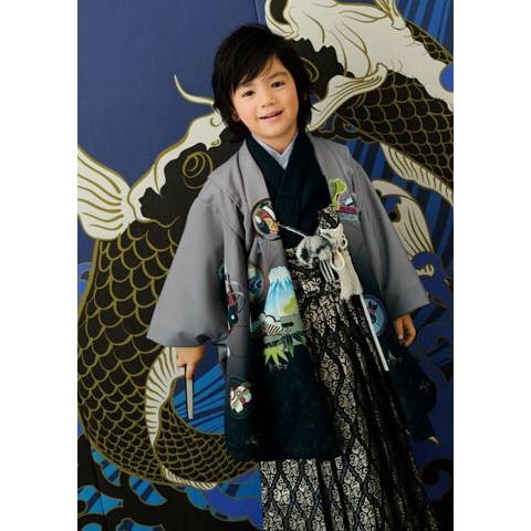 レンタル落ち販売】七五三 着物 3歳男の子 羽織袴 着物セット ブランド